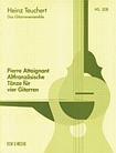 Pierre Attaingnant: Altfranzösische Tänze für vier Gitarren (Teuchert): Guitar