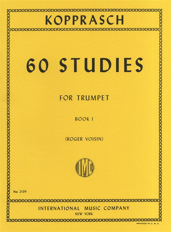 C. Kopprasch: 60 Studies Book 1: Trumpet: Study