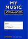 Bob Sizer: My Music Jot-a-note (blue) Practice Notebook: Manuscript