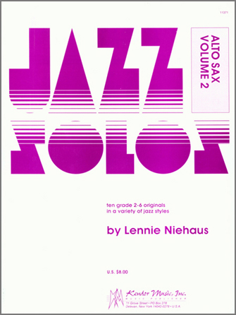 Lennie Niehaus: Jazz Solos For Alto Sax  Volume 2: Alto Saxophone: Instrumental