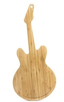 Guitar Rockin Cutting Board Bamboo: Kitchenware