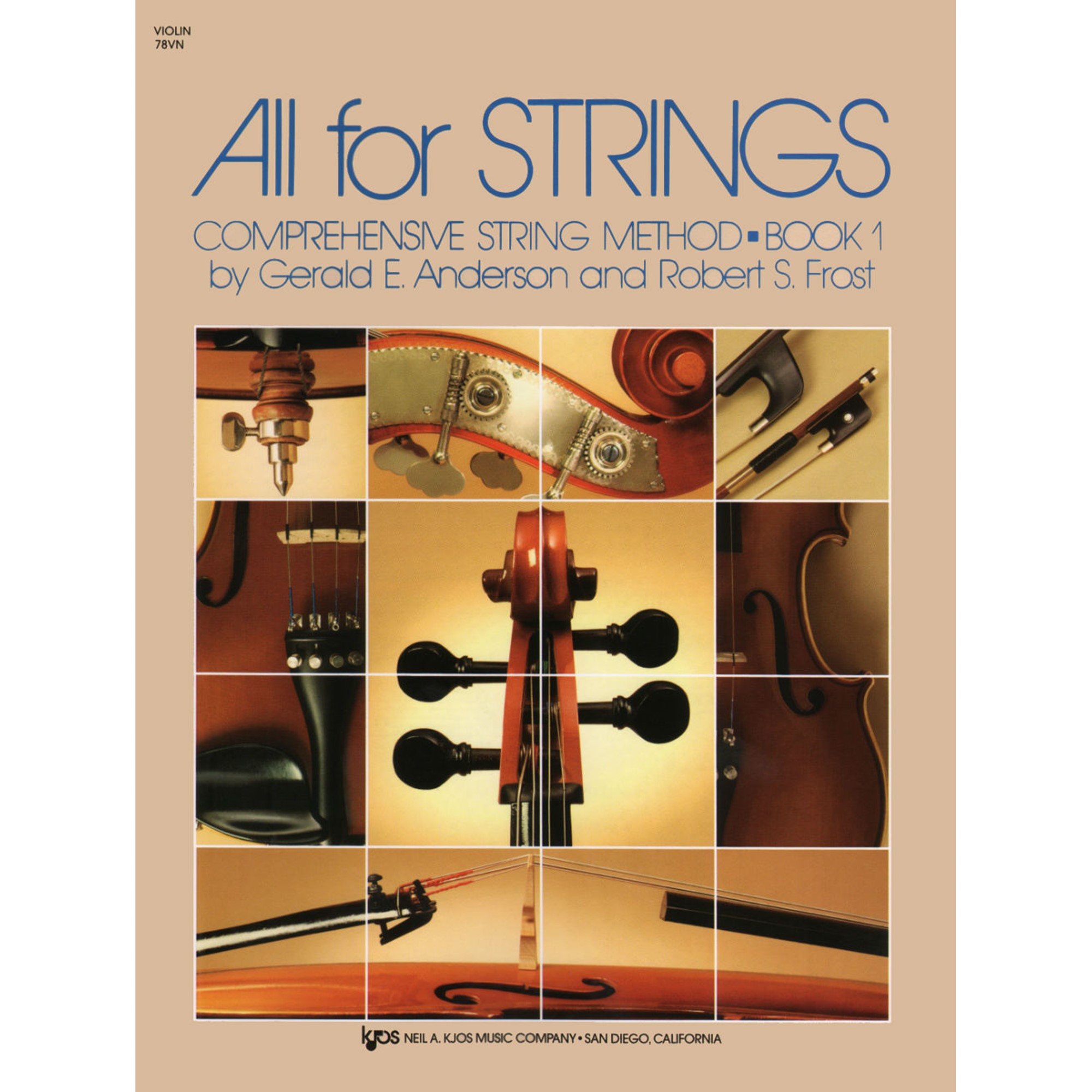 Robert S. Frost Gerald E. Anderson: All For Strings Book 1 - Violin: String