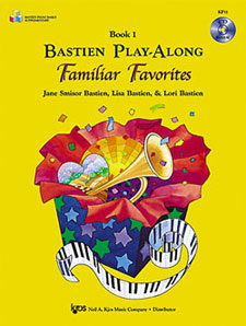 Bastien Play Along Vol.1: Piano: Instrumental Tutor