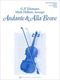 Georg Philipp Telemann: Andante and Alla Breve: Violin: Score & Part