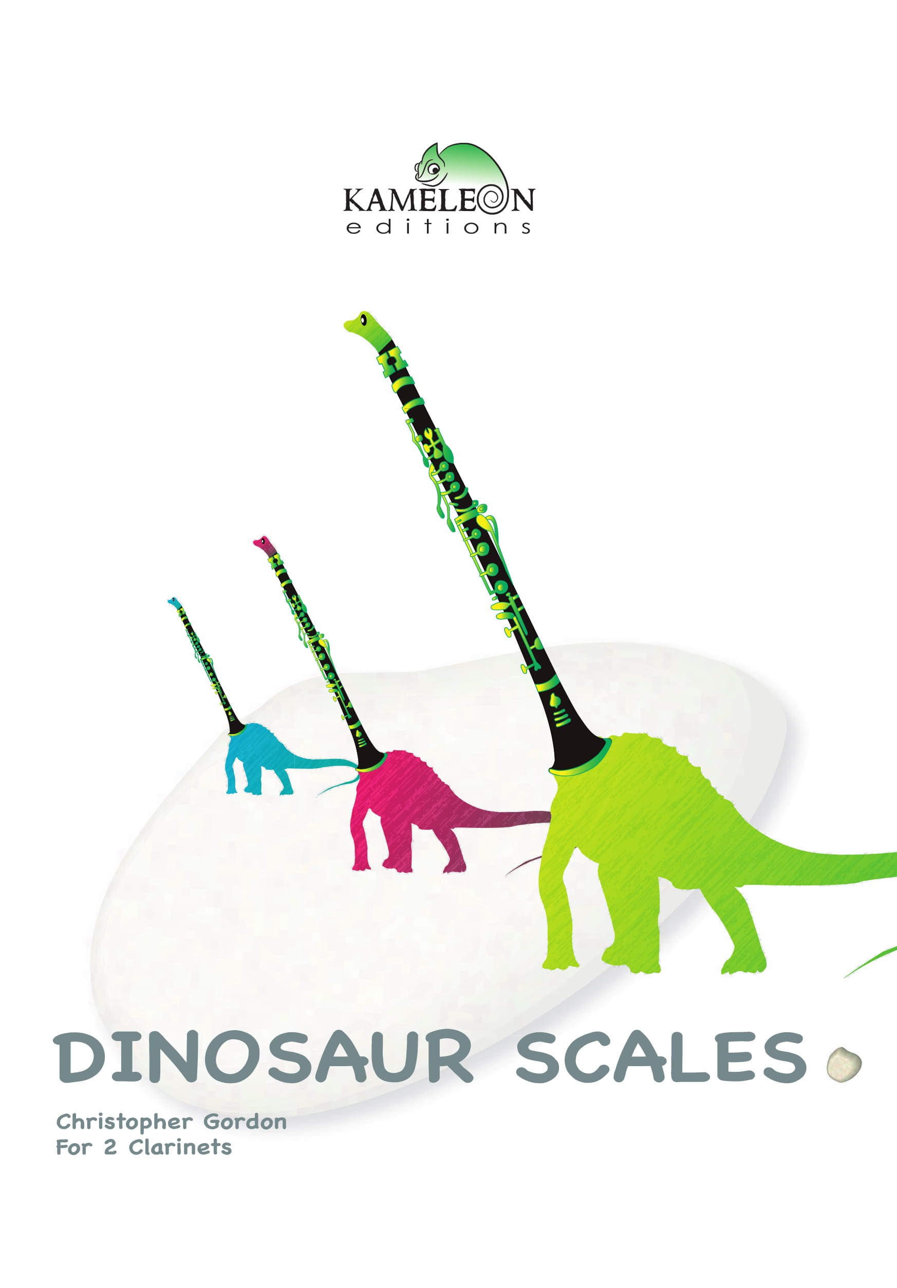 Christopher Gordon: Dinosaur Scales: Clarinet Ensemble: Score & Parts