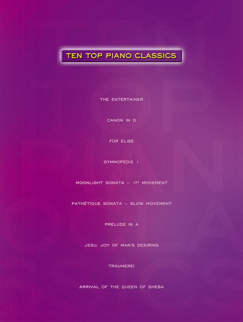 Ten Top Piano Classics: Piano: Instrumental Album