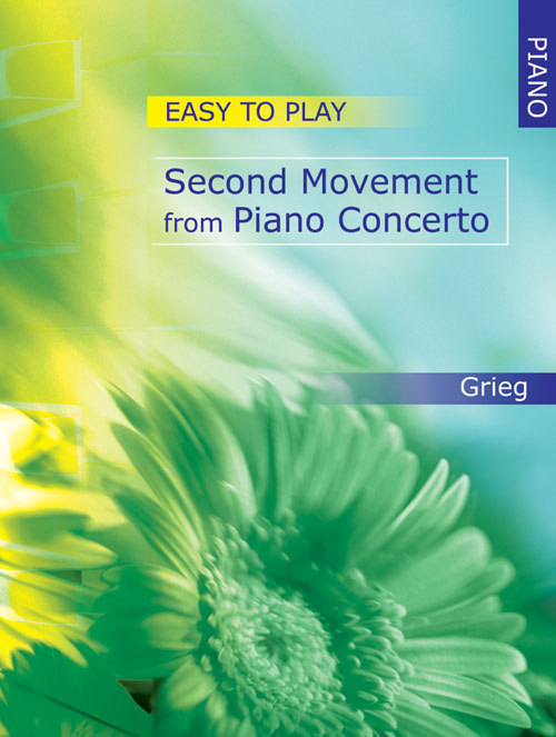 Edvard Grieg: Easy-to-play 2nd Movement from Piano Concerto: Piano