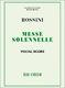 Gioachino Rossini: Messe Solennelle: SATB: Vocal Score