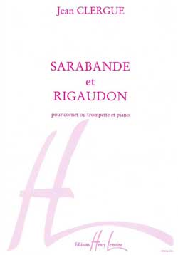 Jean Clergue: Sarabande et Rigaudon: Trumpet: Score