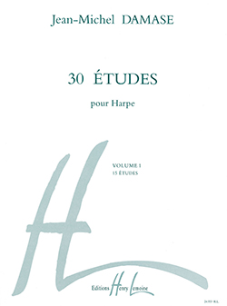 Jean-Michel Damase: Etudes (30) Vol.1: Harp