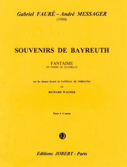 Gabriel Faur Andr Messager: Souvenirs de Bayreuth: Piano Duet: Instrumental