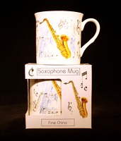 Fine China Mug - Saxophone Design: Mug