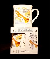Fine China Mug - Trumpet Design: Mug