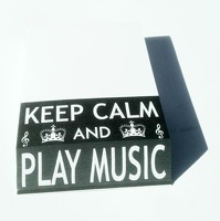 Slant Pad - Keep Calm And Play Music: Stationery