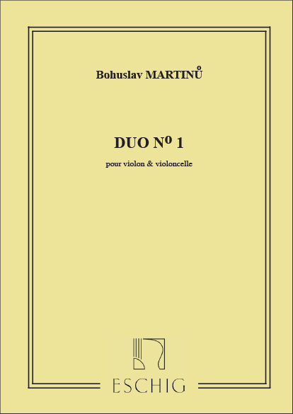 Bohuslav Martinu: Duo No.1: Violin & Cello: Instrumental Work