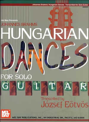 Jozsef Eotvos: Brahms  Johannes Hungarian Dances For Solo Guitar: Guitar: