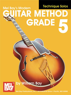 William Bay: Modern Guitar Method Grade 5  Technique Solos: Guitar TAB: Study