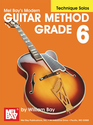 William Bay: Modern Guitar Method Grade 6  Technique Solos: Guitar TAB: Study