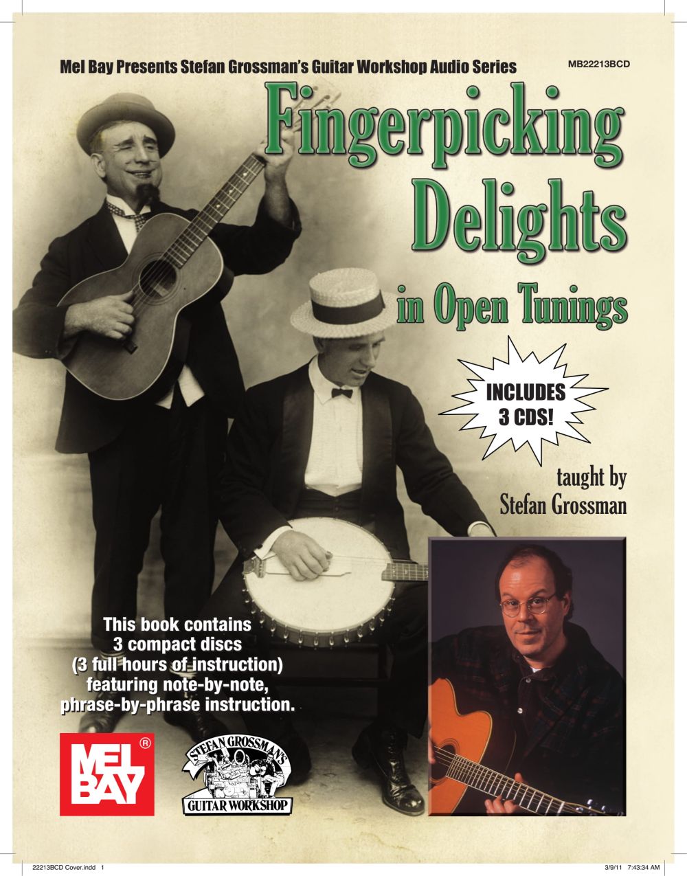 Stefan Grossman: Fingerpicking Delights in Open Tunings: Guitar: Instrumental