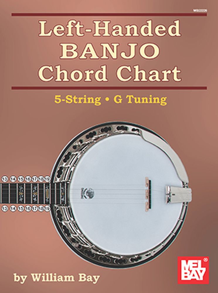 William Bay Jerry Silverman: Left-Handed Banjo Chord Chart: Banjo: Instrumental