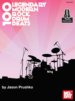 Proshko: 100 Legendary Modern Rock Drum Beats Book: Drum Kit: Instrumental Tutor
