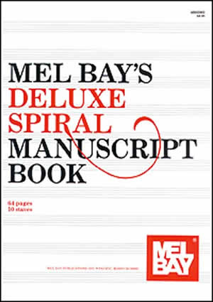 Deluxe Spiral Manuscript Book: Manuscript