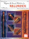 William Bay: Hymns and Sacred Melodies For Recorder: Recorder: Instrumental