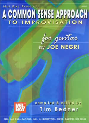 Joe Negri: A Common Sense Approach To Improvisation: Guitar: Instrumental Tutor