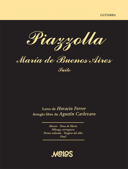 Astor Piazzolla: Maria De Buenos Aires: Guitar