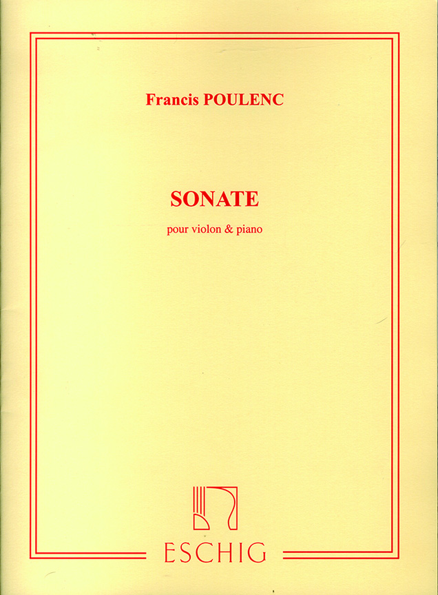 Francis Poulenc: Sonate: Violin: Instrumental Work