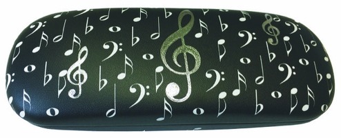 Glasses Case Music Notes: Accessory