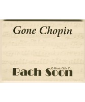 Sticky Pad Gone Chopin: Stationery