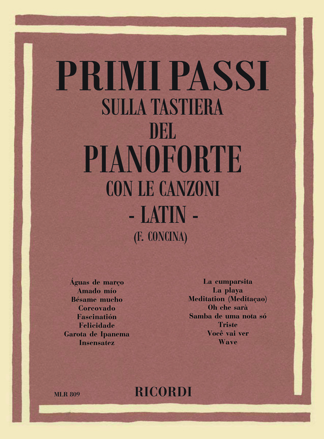 Primi Passi Sulla Tastiera Del Pianoforte: Latin: Piano