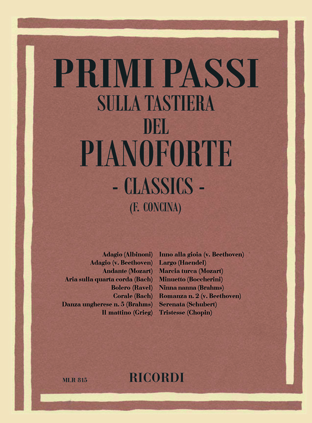 Primi Passi Sulla Tastiera Del Pianoforte:: Piano