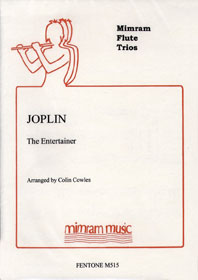 Scott Joplin: The Entertainer: Flute Ensemble: Score & Parts