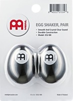 Plastic Egg Shaker Black Pair: Percussion