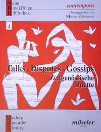 Talks - Disputes - Gossips.: Recorder Ensemble: Score