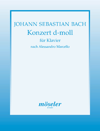 Johann Sebastian Bach: Konzert d-Moll BWV 974: Piano: Instrumental Work