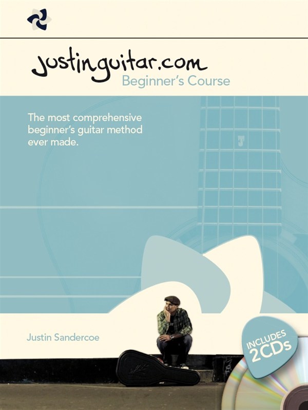 Justin Sandercoe: Justinguitar.com Beginner's Course (Spiral Bound): Guitar: