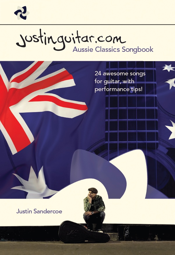 Justin Sandercoe: The Justinguitar.com Aussie Classics Songbook: Guitar: Mixed