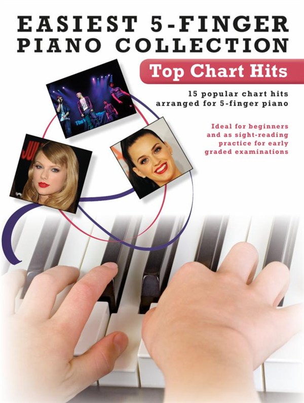 Easiest 5-Finger Piano Collection: Top Chart Hits: Piano: Mixed Songbook