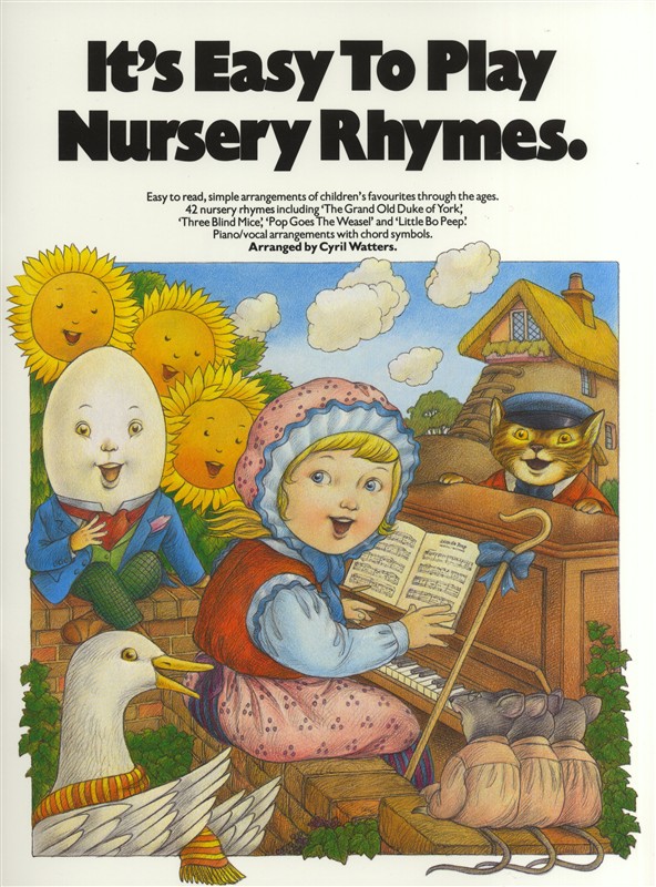 It's Easy To Play Nursery Rhymes: Piano  Vocal  Guitar: Mixed Songbook