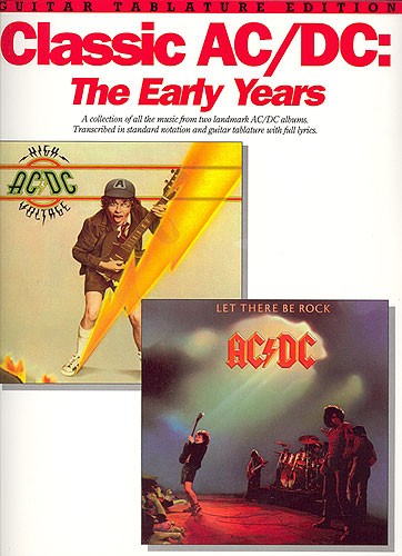 AC/DC: Classic AC/DC: The Early Years (TAB): Guitar TAB: Album Songbook