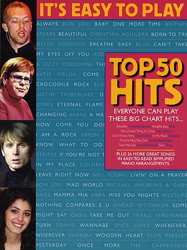 It's Easy To Play Top 50 Hits: Piano  Vocal  Guitar: Mixed Songbook