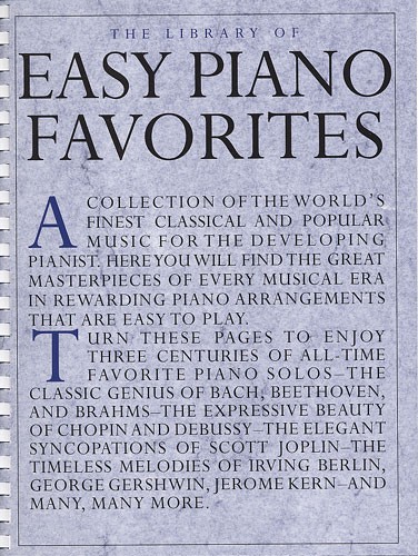 The Library Of Easy Piano Favorites: Piano: Instrumental Album