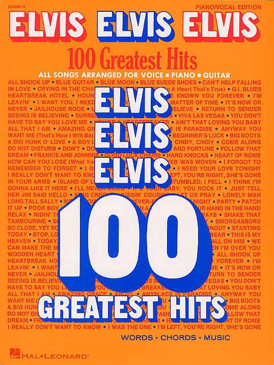Elvis Presley: Elvis Elvis Elvis - 100 Greatest Hits: Piano  Vocal  Guitar: