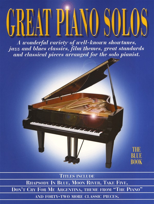 Great Piano Solos - The Blue Book: Piano: Instrumental Album