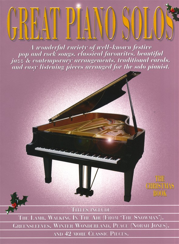 Great Piano Solos - The Christmas Book: Piano: Instrumental Album