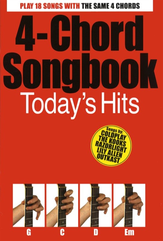 4-Chord Songbook Today's Hits: Vocal: Mixed Songbook