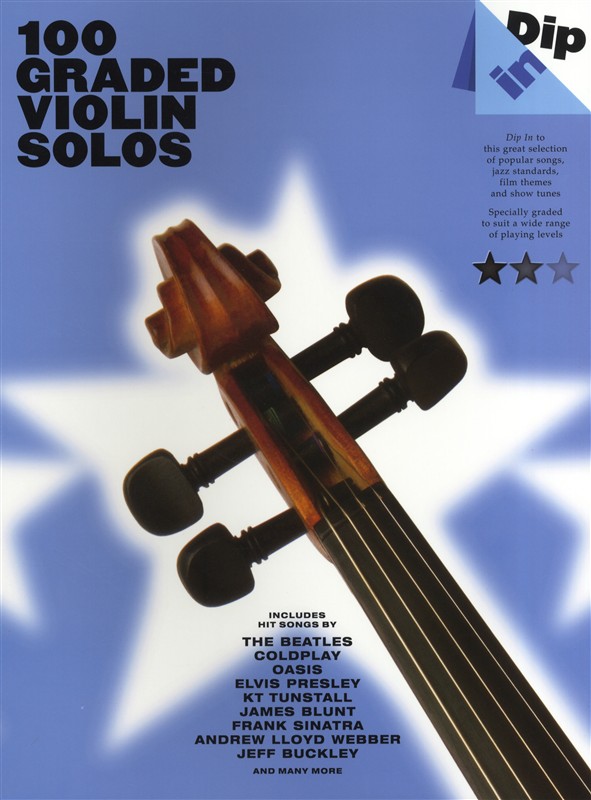 Sheet Music : Dip In 100 Graded Violin Solos: Violin: Mixed Songbook